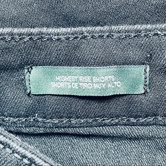 WILD FABLE 90S RETRO HIGH RISE DENIM JEAN SHORTS BLACK MEDIUM 6 / 28 - Picture 4 of 6